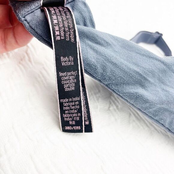 BUY 1 GET 1 FREE Victorias Secret gray Body by Victoria Lined perfect coverage 3 - Picture 10 of 11